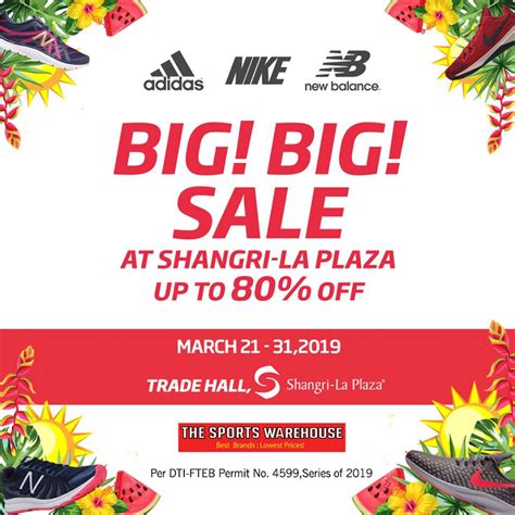Book your flights with the air asia big sale is on now. Sports Warehouse Big Big Sale March 2019 | Manila On Sale 2020