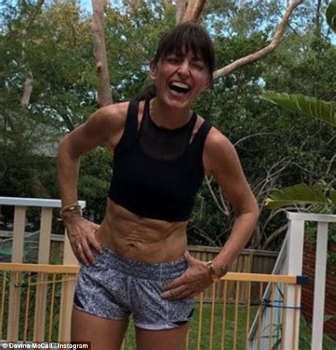 The Anatomy Of Davina Mccall Revealed Daily Mail Online