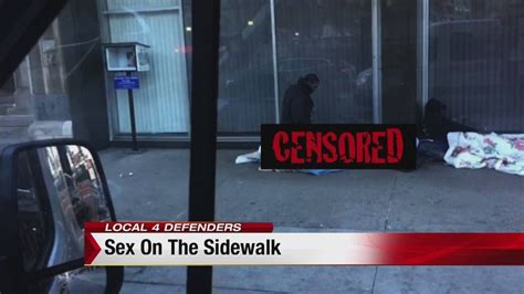 Homeless People Spotted Having Sex On Sidewalk Youtube