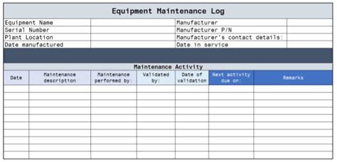 © © all rights reserved. What is an equipment maintenance log? - OnUpKeep