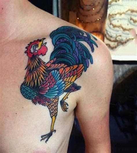 100 Rooster Tattoo Designs For Men Break Of Dawn Ink