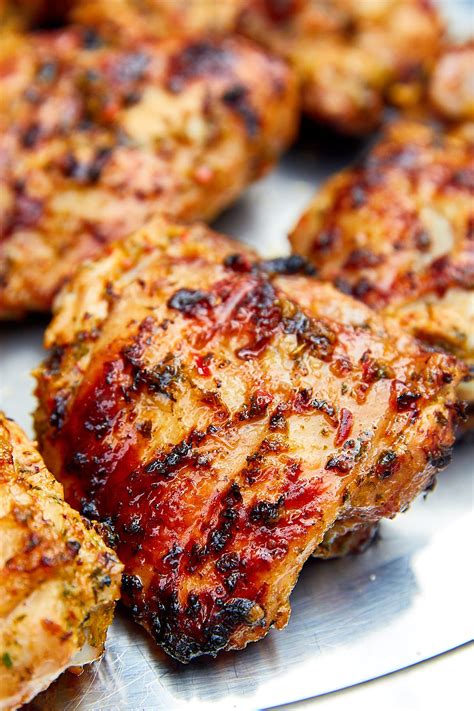 Grilled Chicken Thighs Skin On Craving Tasty