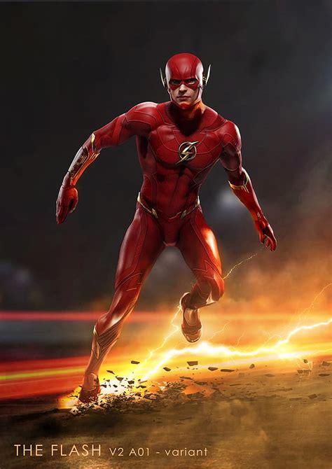 The Flash Movie Concept Art Shows Off New Suit Design