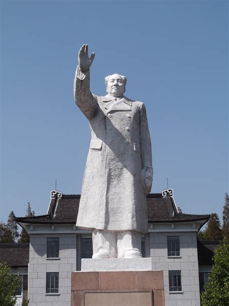 Art@Site October Tractor Factory Xinjiang, Statue of Chairman Mao ...