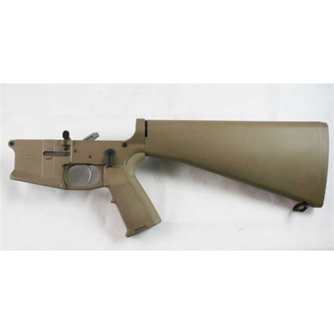 Smos Gfy 15 Complete Fde Billet Ar15 Lower W A2 Stock