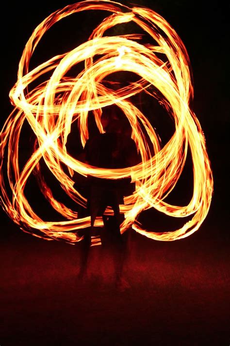 Fire Poi Being Spun To The Max Fire Photography Fire Poi Flow Arts