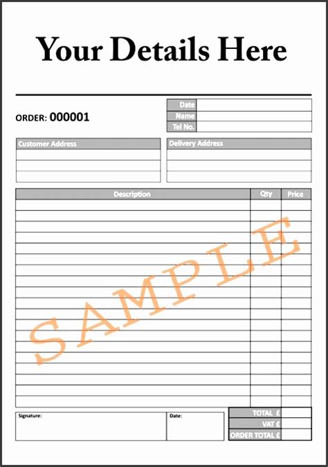 sample order form definition sampletemplatess