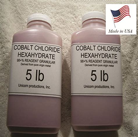 Cobalt Chloride Hexahydrate Granular 10 Lbs 98 Reagent Amazon