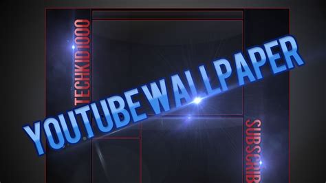 Amazing Youtube Wallpaper Tutorial With Template Photoshop Cs5