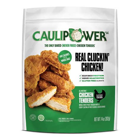 Baked Never Fried Chicken Tenders Gluten Free Caulipower