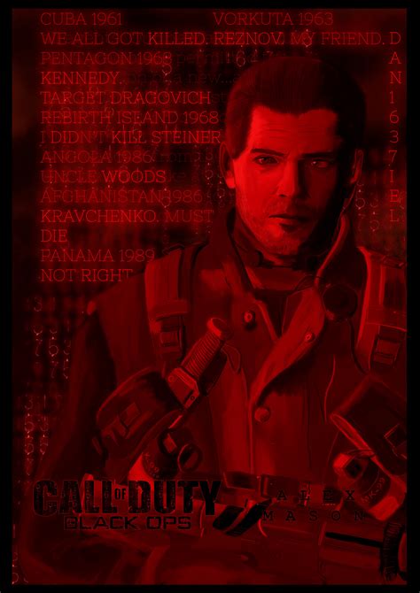 Daniil Popov Call Of Duty Black Ops Alex Mason Poster