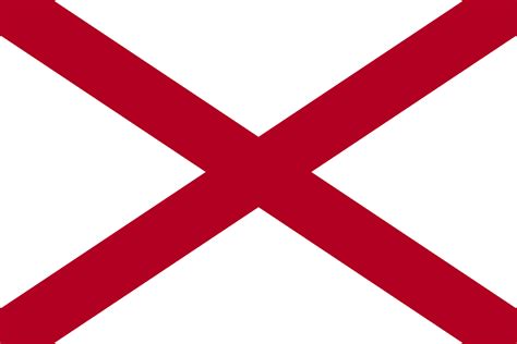 It is possibly based on the cross of burgundy flag of spain. Flag of Alabama - Wikipedia