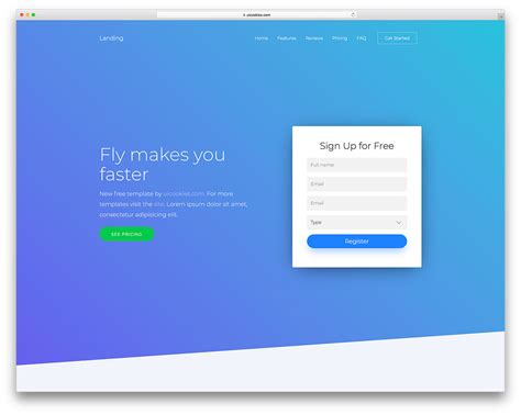 Free Simple Html Website Templates Of 30 Best Free Landing Page Riset