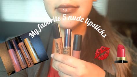My Favourite Nude Lipsticks Collection Youtube My XXX Hot Girl