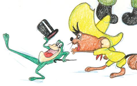 Hakes Looney Tunes Specialty Art By Warner Bros Animator Virgil Ross