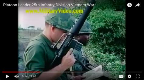 Platoon Leader 25th Infantry Division Vietnam Us Army Videos