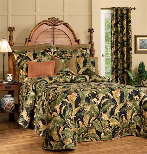 Buy luxury bedroom sets by homey design. La Selva Black Bedspread by Thomasville Home ...