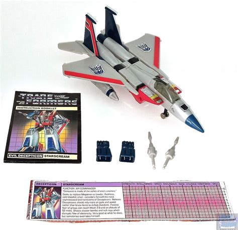 Hot Spot Collectibles And Toys 1984 G1 Decepticon Jet Starscream Parts