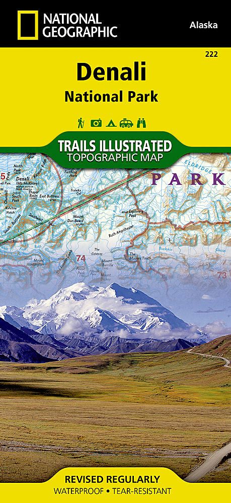 Buy Map Denali National Park Map 222 By National Geographic Maps