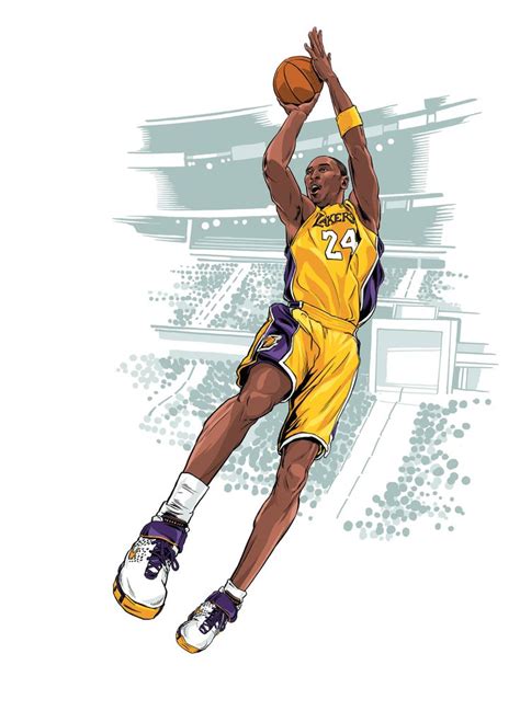 Basketball Drawings Nba Basketball Art Bryant Basketball Kobe Bryant Poster Lakers Kobe