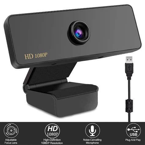 Auto Focus 1080p Webcam Hd Usb Webcam With Microphone For Video Calling