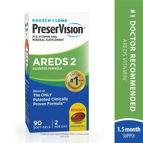 Preservision Areds 2 Formula Vitamin And Mineral Supplement 90 Ct Soft