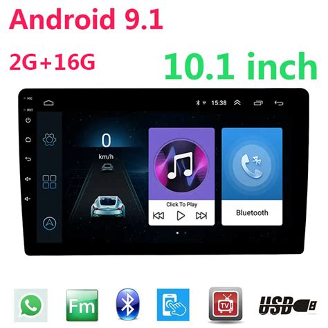Android 91 Car Multimedia Universal 9 101 Inch 2 Din Auto Radio 2din