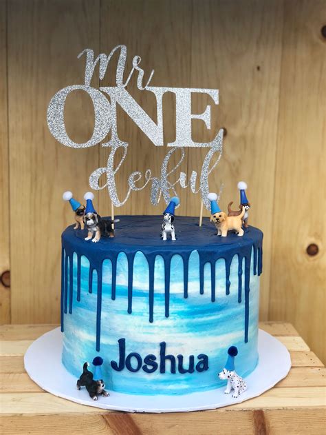 From designs with funny birthday quotes, designs celebrating round numbers, 'birthday boy/girl' designs, photo collages, 'happy birthday' illustrations and many more. First birthday boy cake! By @bettiecakes | Baby first birthday cake, Blue birthday cakes, First ...