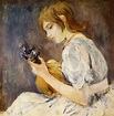 Berthe Morisot The Mandolin 1889 | ArtsViewer.com
