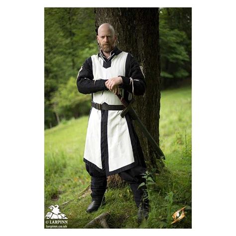 War Tabard White Coat Of Arms Tabard Medieval Larp Costume