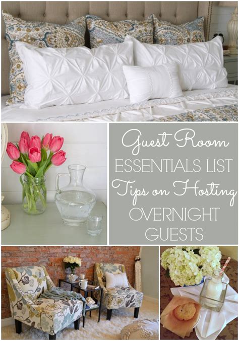 Guest Room Essentials List Tips For Hosting Overnight Guests