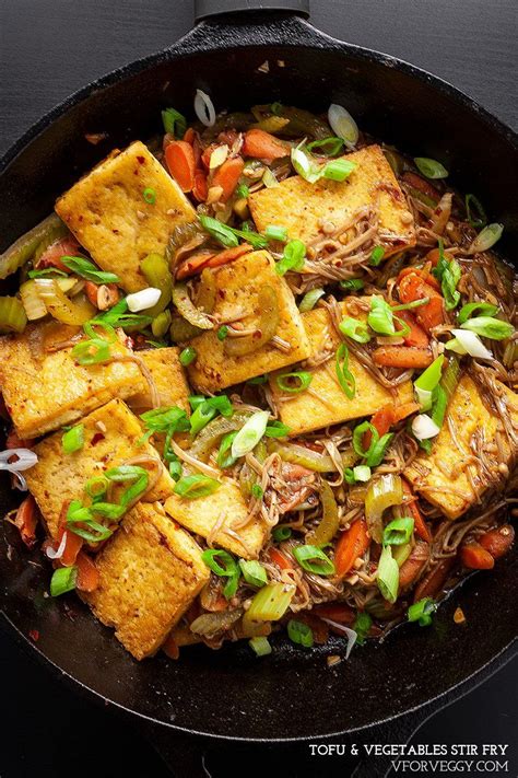 This Easy Chinese Tofu And Vegetables Stir Fry Is A Quick And Delicious