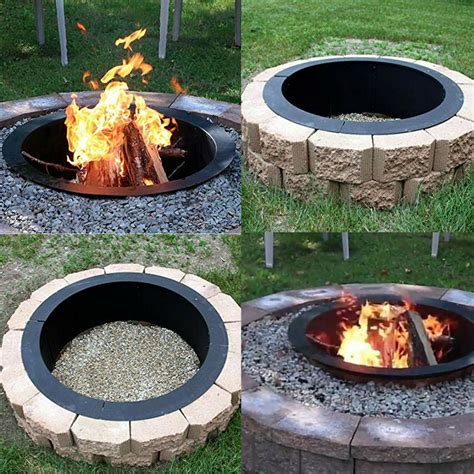 Diy Real Deal Flame Pit Ringliner Q235 Steel 45 Inch Outside X 39 Inch Inside Brick Fire Pit