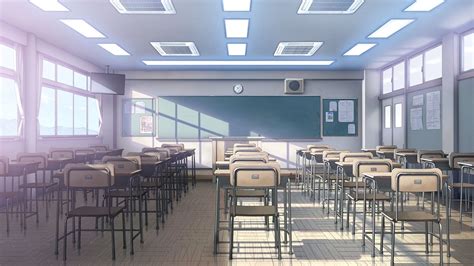 Anime Klassenzimmer Hintergrund Klassenzimmertapete 1280x720