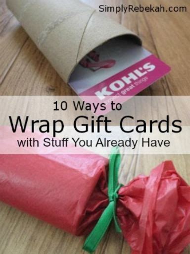10 Ways To Wrap T Cards With Stuff You Already Have