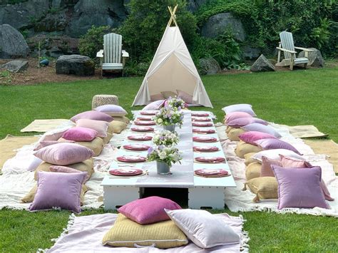 Outdoor Picnic Party Rentals Decor And Props Kids Parties — Dream And Party