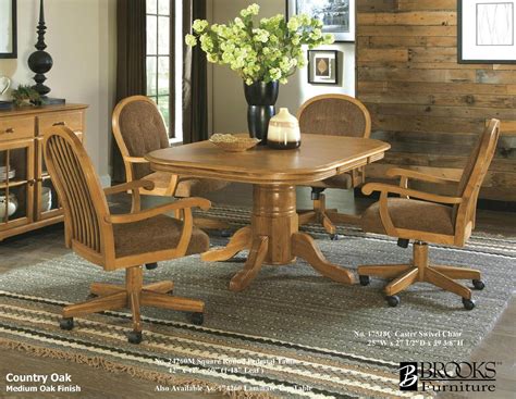 Fantastic Kitchen Table Chairs With Wheels Best Kitchen Table Chairs