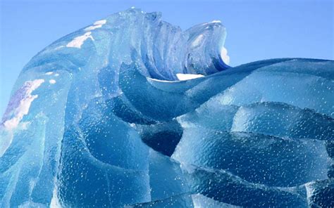 Frozen Waves Antarctica Waves