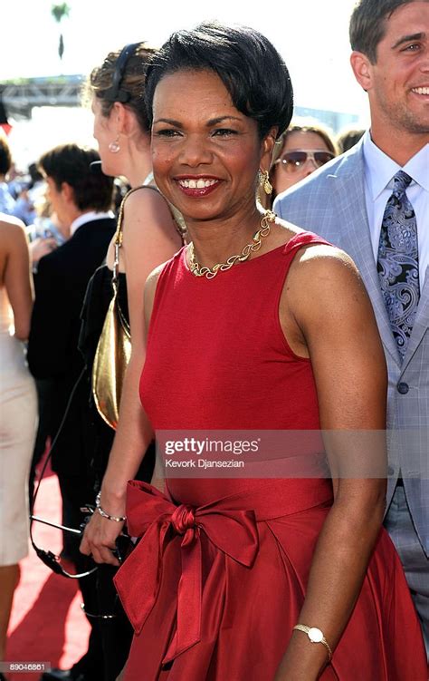 former secretary of state condoleezza rice arrives at the 2009 espy news photo getty images