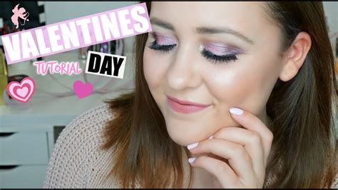 valentine s day makeup tutorial ♡ youtube