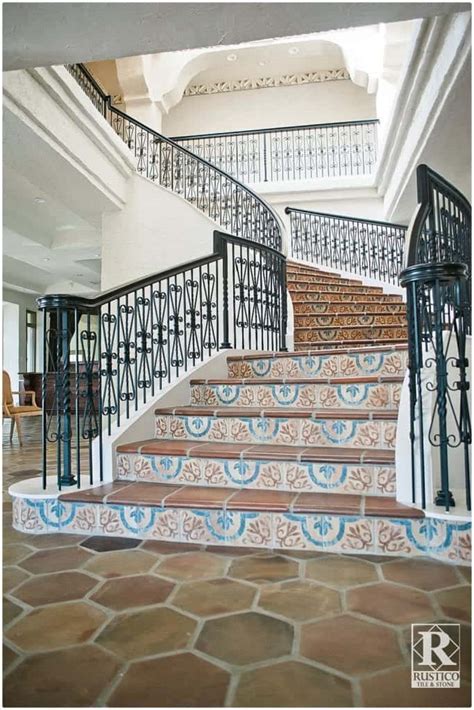 In fact, building curved stairs represents a pinnacle of achievement for any the design of the structure needs to be taken into consideration to support the cantilever stairs. Design Tips Using Spanish Floor Tile - Rustico Tile and Stone