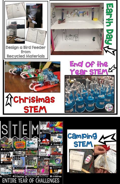 STEM For The Entire Year Bundle Includes Over Over 20 Challenges