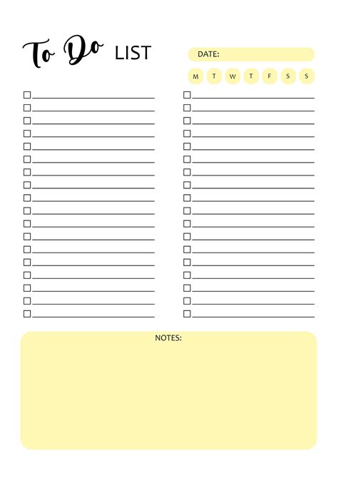 To Do List Digital Printable PDF Organise Sheet Organiser A4 | Etsy
