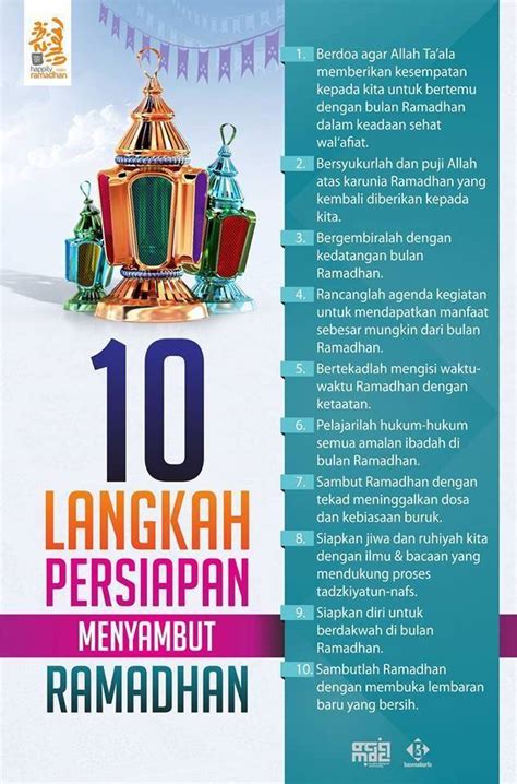 10 Langkah Persiapan Menyambut Ramadhan