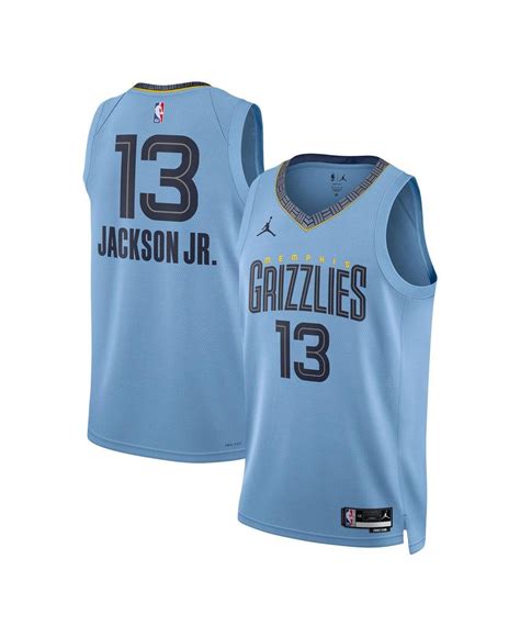 Nike Brand Jaren Jackson Jr Light Blue Memphis Grizzlies 202223