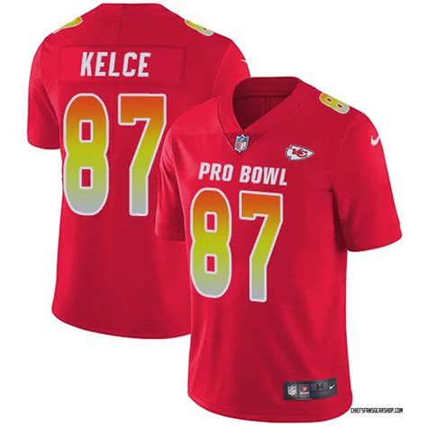 Travis Kelce Mens Kansas City Chiefs Nike 2018 Pro Bowl Jersey