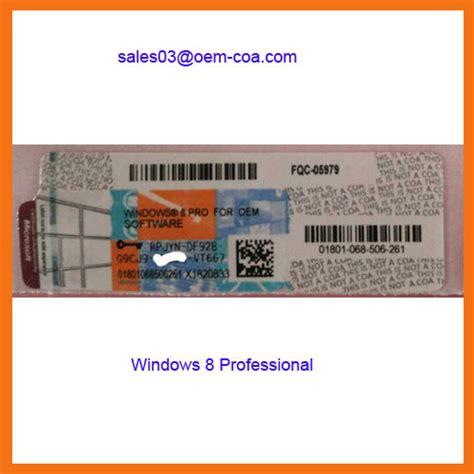 Windows 81 Professional Key Windows 81 Pro Oem Coa Labelid8892980
