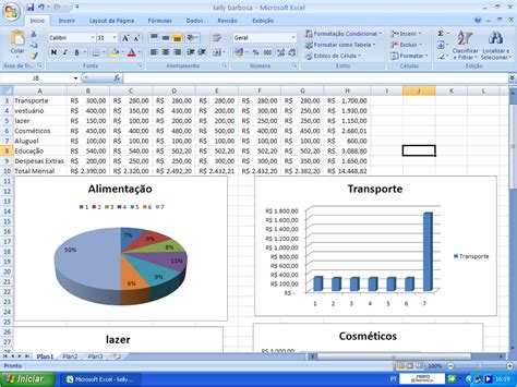 Tecnologia Administrativa Minha Planilha De Despesas