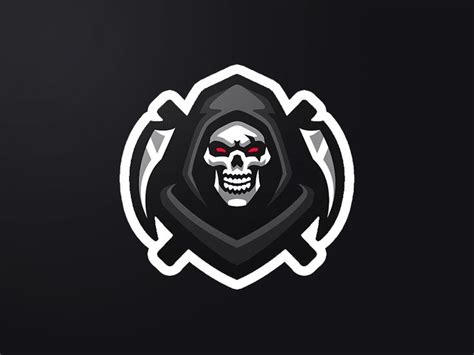 Grim Reaper Mascot Logo In 2020 Logo Desing Esports