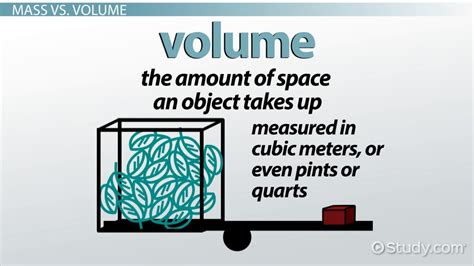 Units and measurement chapter 2: Matter, Mass & Volume - Video & Lesson Transcript | Study.com